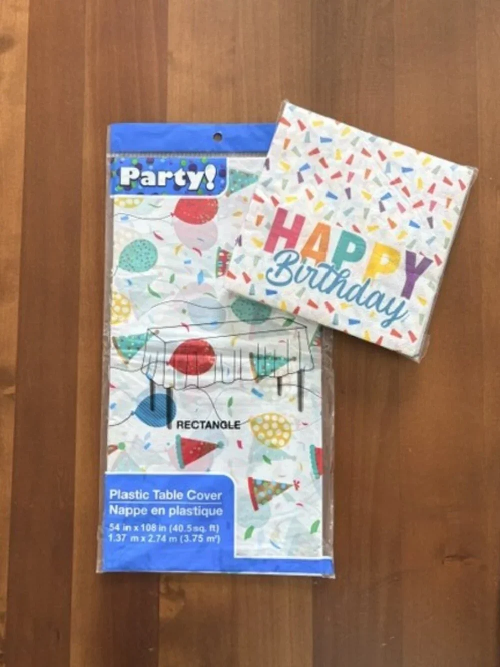 Birthday Party Supplies - Tablecover, Napkins, Candles, Coffee Mug, and More